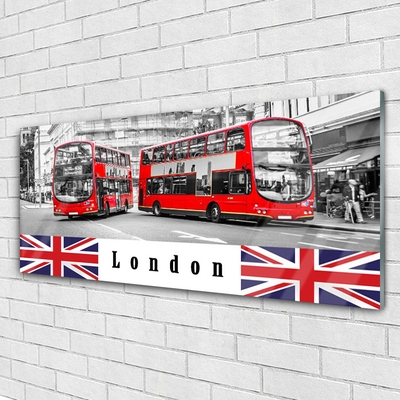 Fotografija na staklu London Bus Art