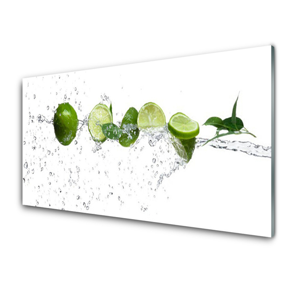 Staklena slika Lime Water Kitchen