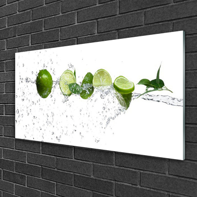 Staklena slika Lime Water Kitchen