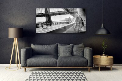 Staklena slika Biciklistička arhitektura mostova