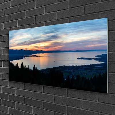 Fotografija na staklu Pejzaž oceanske plaže