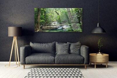 Staklena slika Šuma Šuma Priroda Priroda