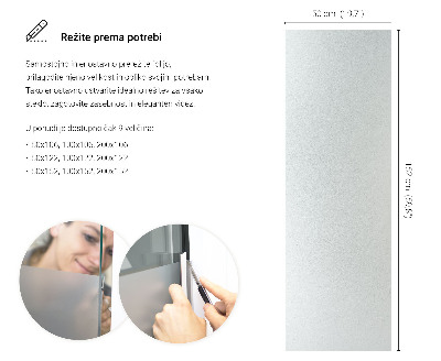 Película fosca para vidro translúcida