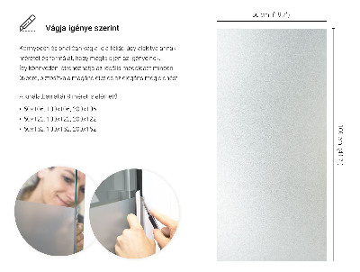 Película fosca para vidro translúcida