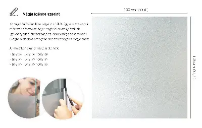 Mat folija za staklo prozirna