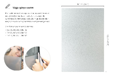 Película fosca para vidro translúcida