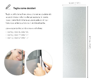 Película fosca para vidro translúcida