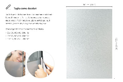 Película fosca para vidro translúcida