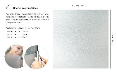 Película fosca para vidro translúcida