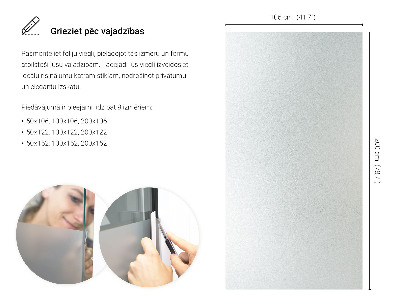 Película fosca para vidro translúcida