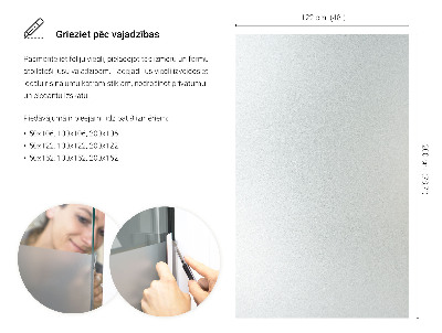 Película fosca para vidro translúcida