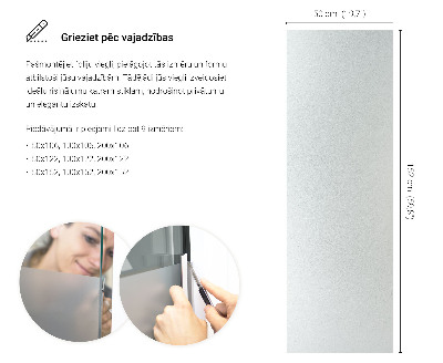 Película fosca para vidro translúcida