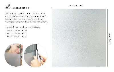 Mat folija za staklo prozirna
