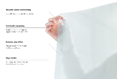 Película fosca para vidro translúcida