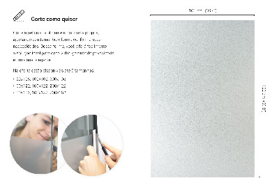 Película fosca para vidro translúcida