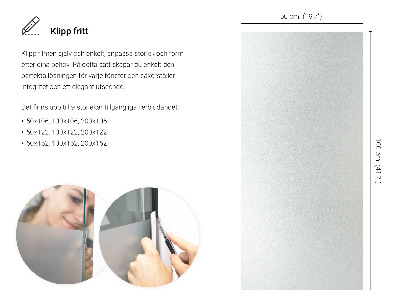 Película fosca para vidro translúcida