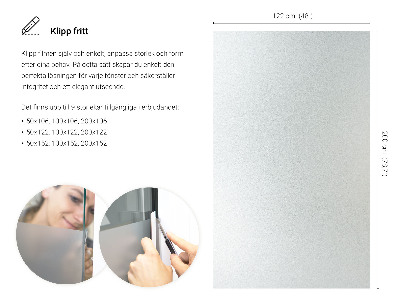 Película fosca para vidro translúcida