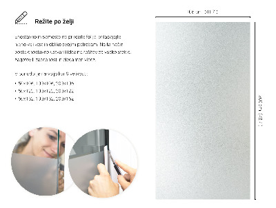 Película fosca para vidro translúcida