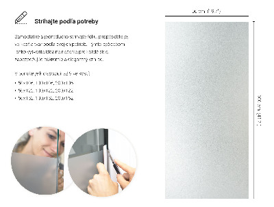 Película fosca para vidro translúcida