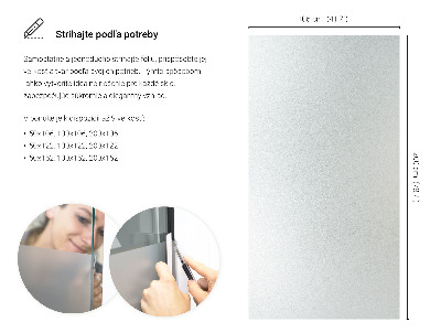 Película fosca para vidro translúcida