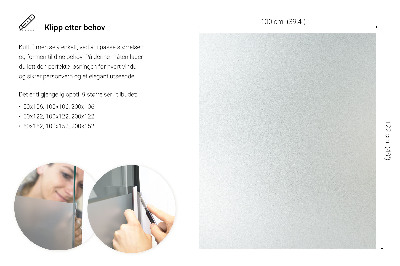 Película fosca para vidro translúcida