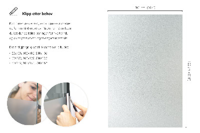 Película fosca para vidro translúcida