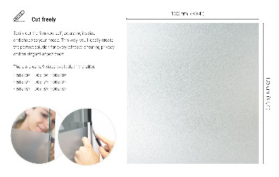 Película fosca para vidro translúcida