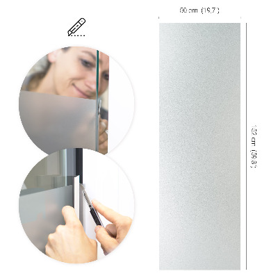 Película fosca para vidro translúcida