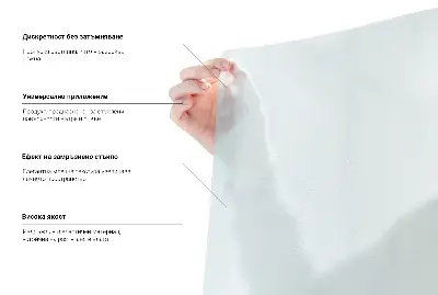 Mat folija za staklo prozirna