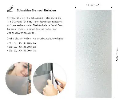 Mat folija za staklo prozirna