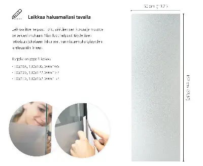 Mat folija za staklo prozirna