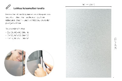 Película fosca para vidro translúcida