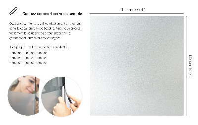 Película fosca para vidro translúcida