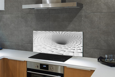 Zidna obloga za kuhinju Geometrijski 3D lijevak