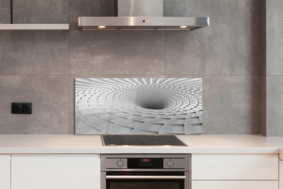 Zidna obloga za kuhinju Geometrijski 3D lijevak