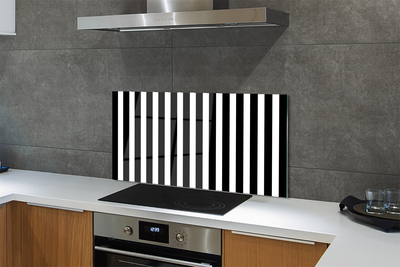 Zidna obloga za kuhinju Geometrijske zebraste pruge