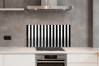 Zidna obloga za kuhinju Geometrijske zebraste pruge