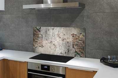 Dekorativno staklo za kuhinju Zid od kamene opeke