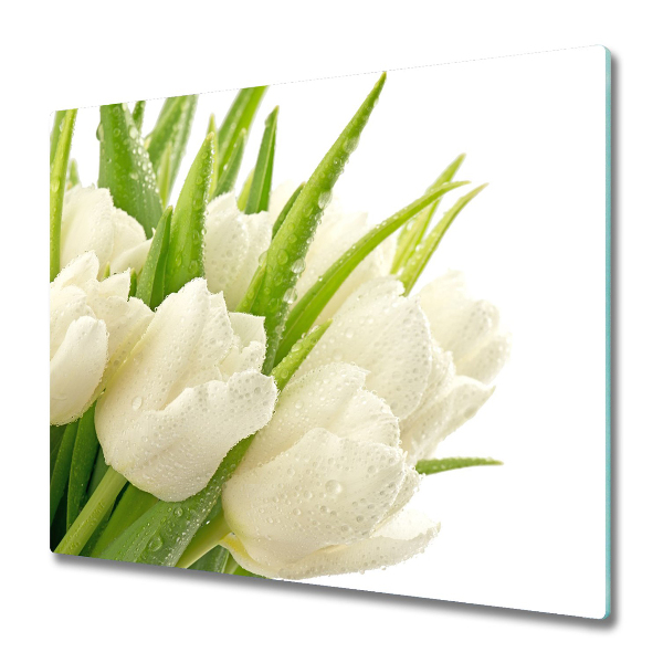 Daska za rezanje Bijeli tulipani