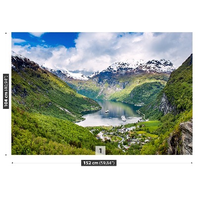 Foto tapeta Fjord Norveška