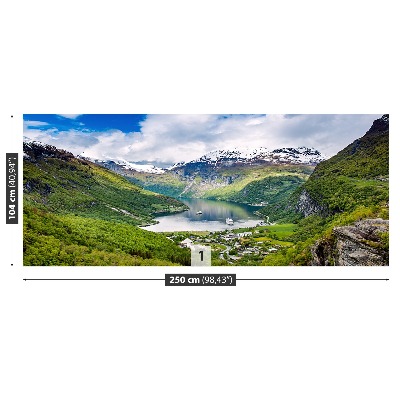 Foto tapeta Fjord Norveška