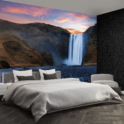 Zidna tapeta Vodopad Skogafoss