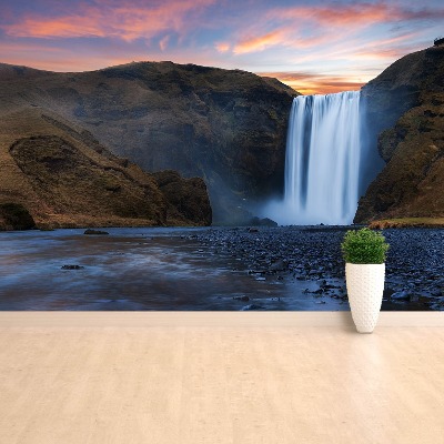 Zidna tapeta Vodopad Skogafoss