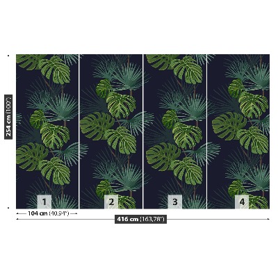 Foto tapeta Monstera s rupama