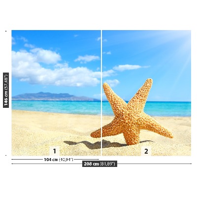 Zidna tapeta Plaža Starfish