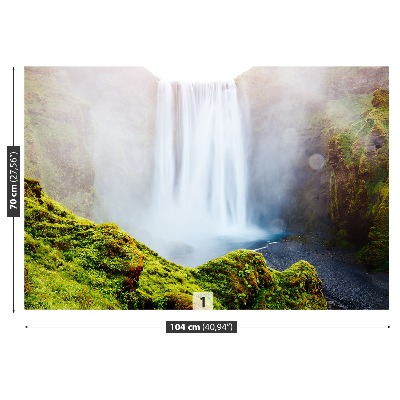 Zidna tapeta Vodopad Skogafoss