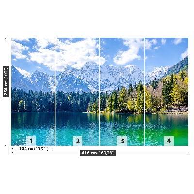 Foto tapeta Planinsko jezero