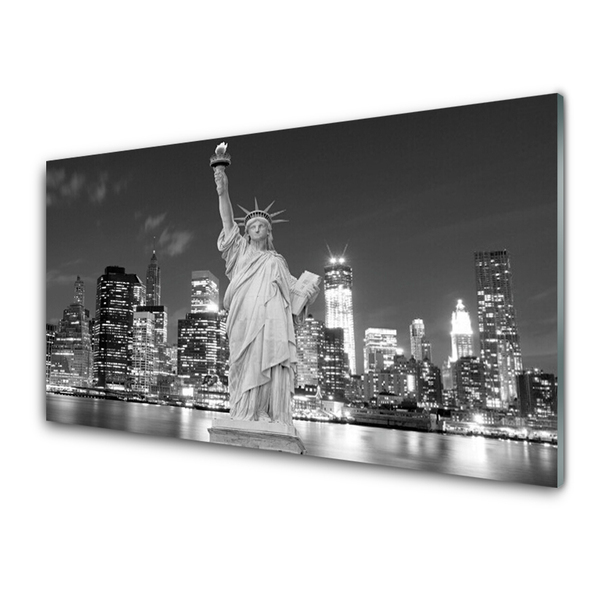 Slika na akrilnom staklu Kip slobode New York