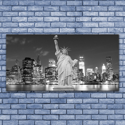 Slika na akrilnom staklu Kip slobode New York
