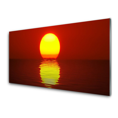Fotografija na akrilnom staklu Krajolik zalaska sunca